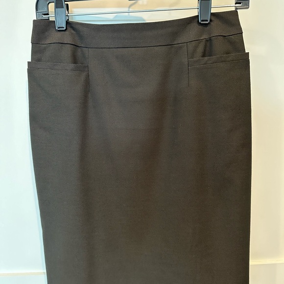 Halogen 2 piece skirt suit, size 2 Brown - Picture 3 of 13